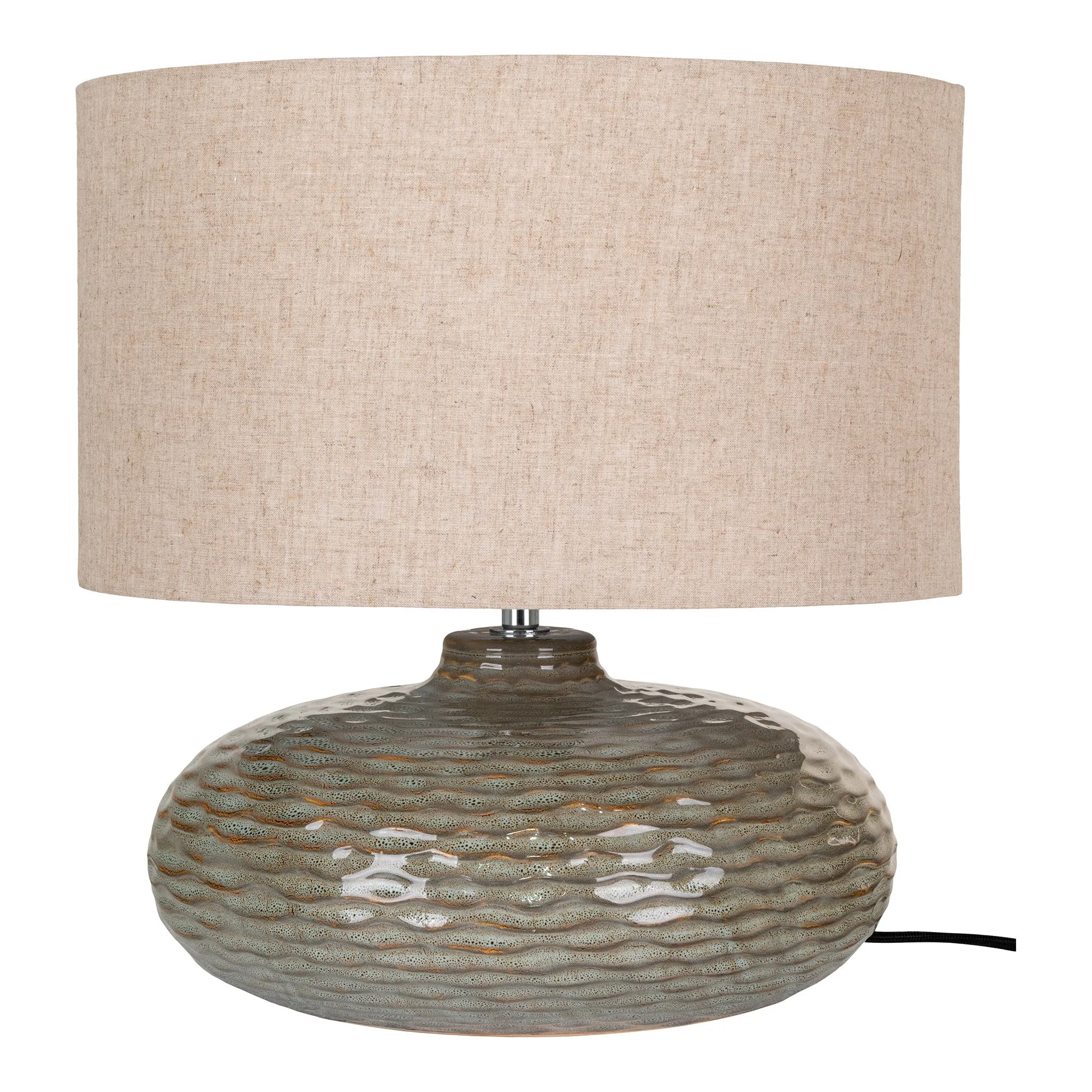 tinkaro Tischlampe Oldham Keramik 36 x 36 x 36 cm Grün