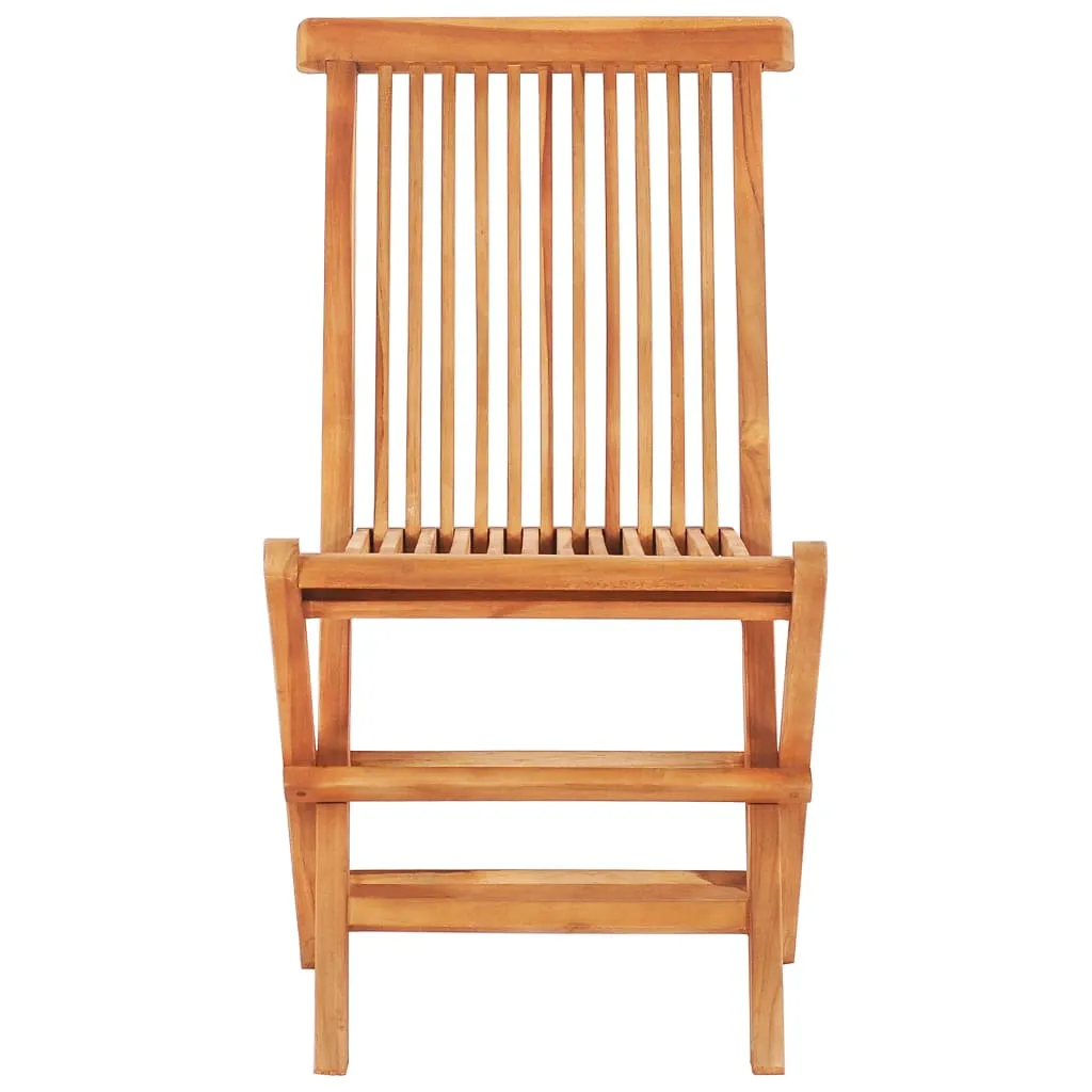 Klappbares Essmöbel-Set aus Naturholz 120x70x75 cm, Naturfarbe
