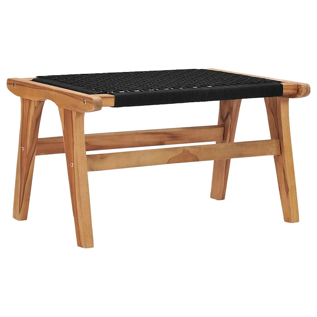Bequeme Sonnenliege aus Naturholz 89,5 x 57 x 65 cm