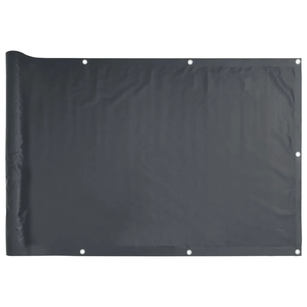 Wasserdichter Balkonsichtschutz 75 x 600 cm Anthrazit