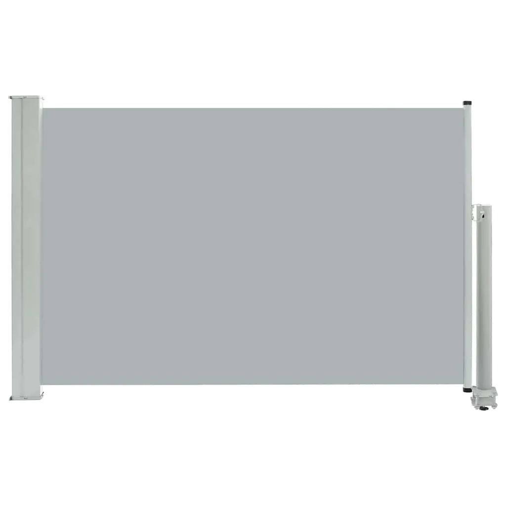 Seitenmarkise Sichtschutz 60 x 0-300 cm Grau