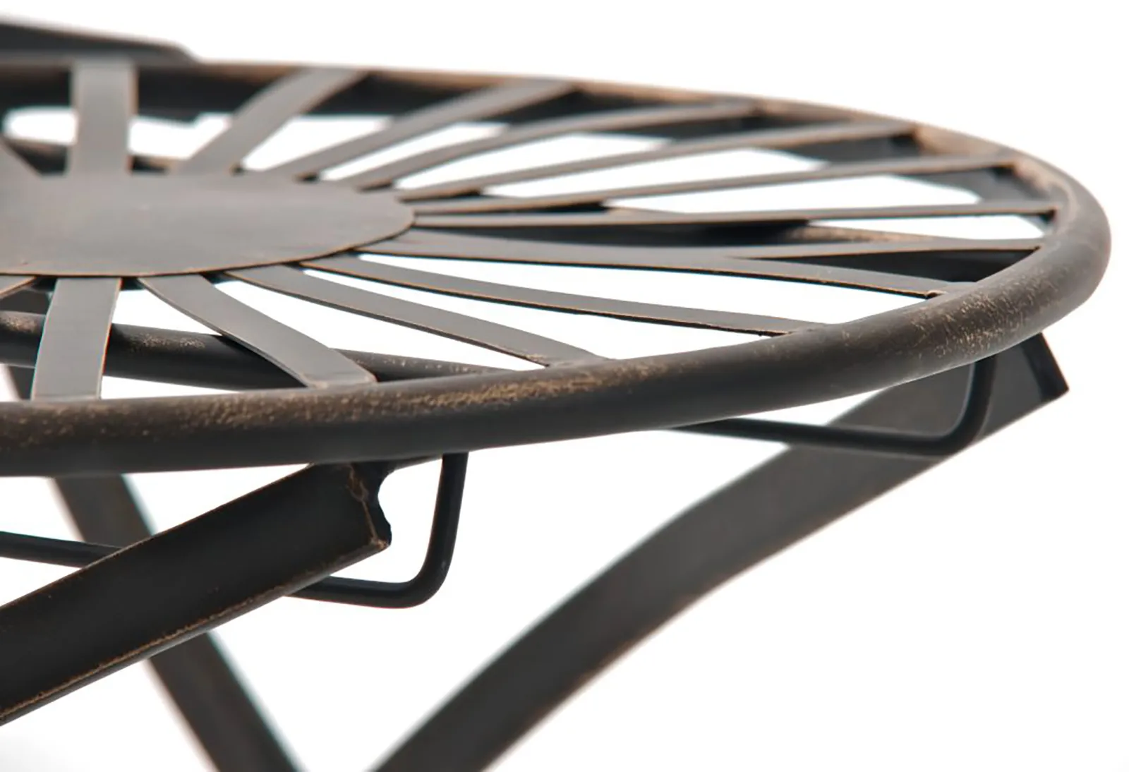 Sitzgruppe Indra Metall 92x40x50 cm bronze