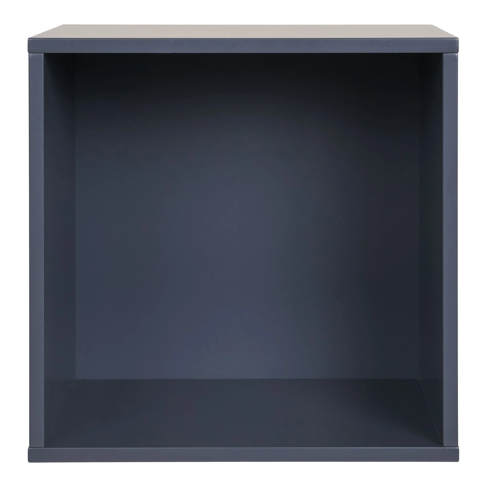 tinkaro Horne Wandregal lackiertes Holz 34x30x34 cm Dunkelgrau