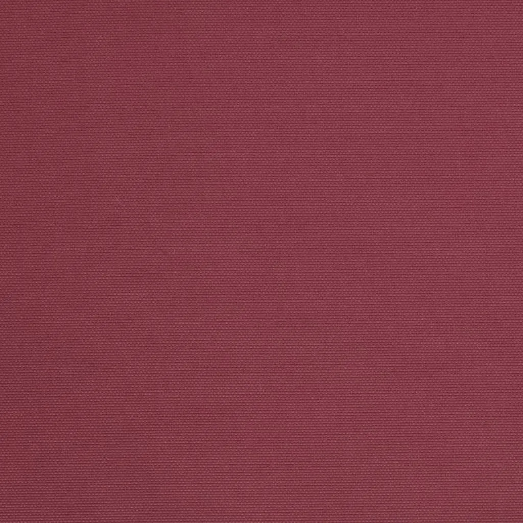 Balkon-Sonnenschirm Bordeauxrot 270x144x222 cm mit Kurbel und 5 Stahlrippen