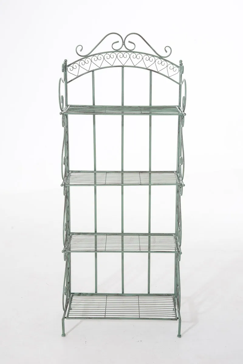 Standregal Antje 153x61x33 cm antik-grün
