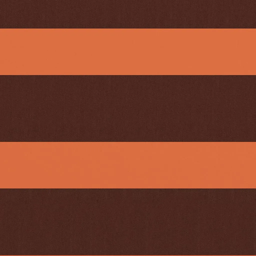 Wasserdichter Sichtschutz 90 x 500 cm in Orange und Braun