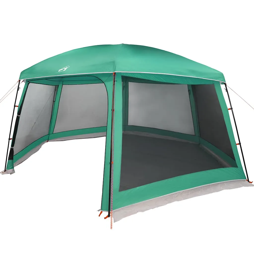 Poolzelt Meergrün 618x532x246 cm Wasserdicht mit Abnehmbarem Überzelt