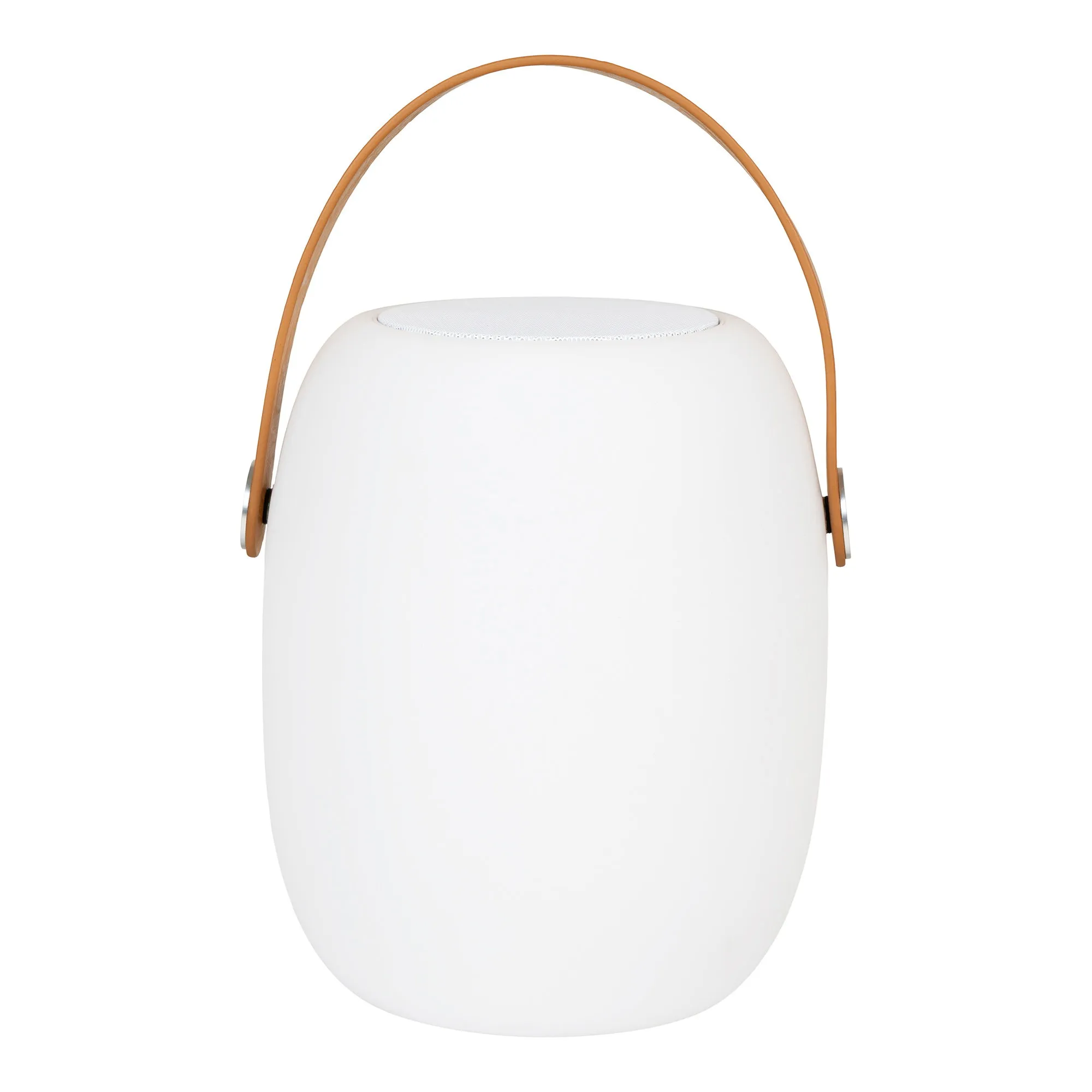 tinkaro Cardiff LED Lampe mit Bluetooth-Lautsprecher 18 x 18 x 21 cm Weiß