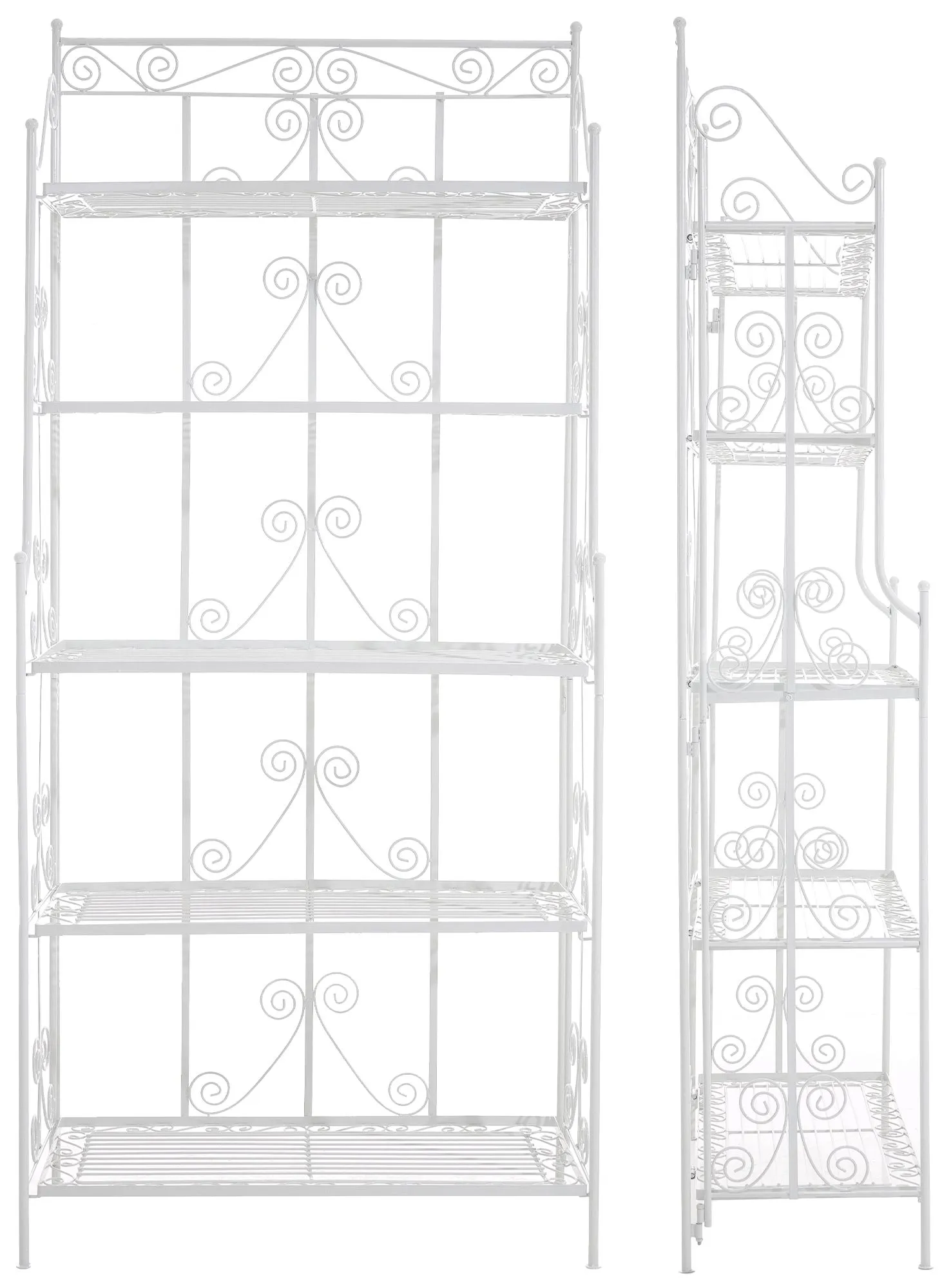Standregal Ciara 173x74,5x34,5 cm weiß