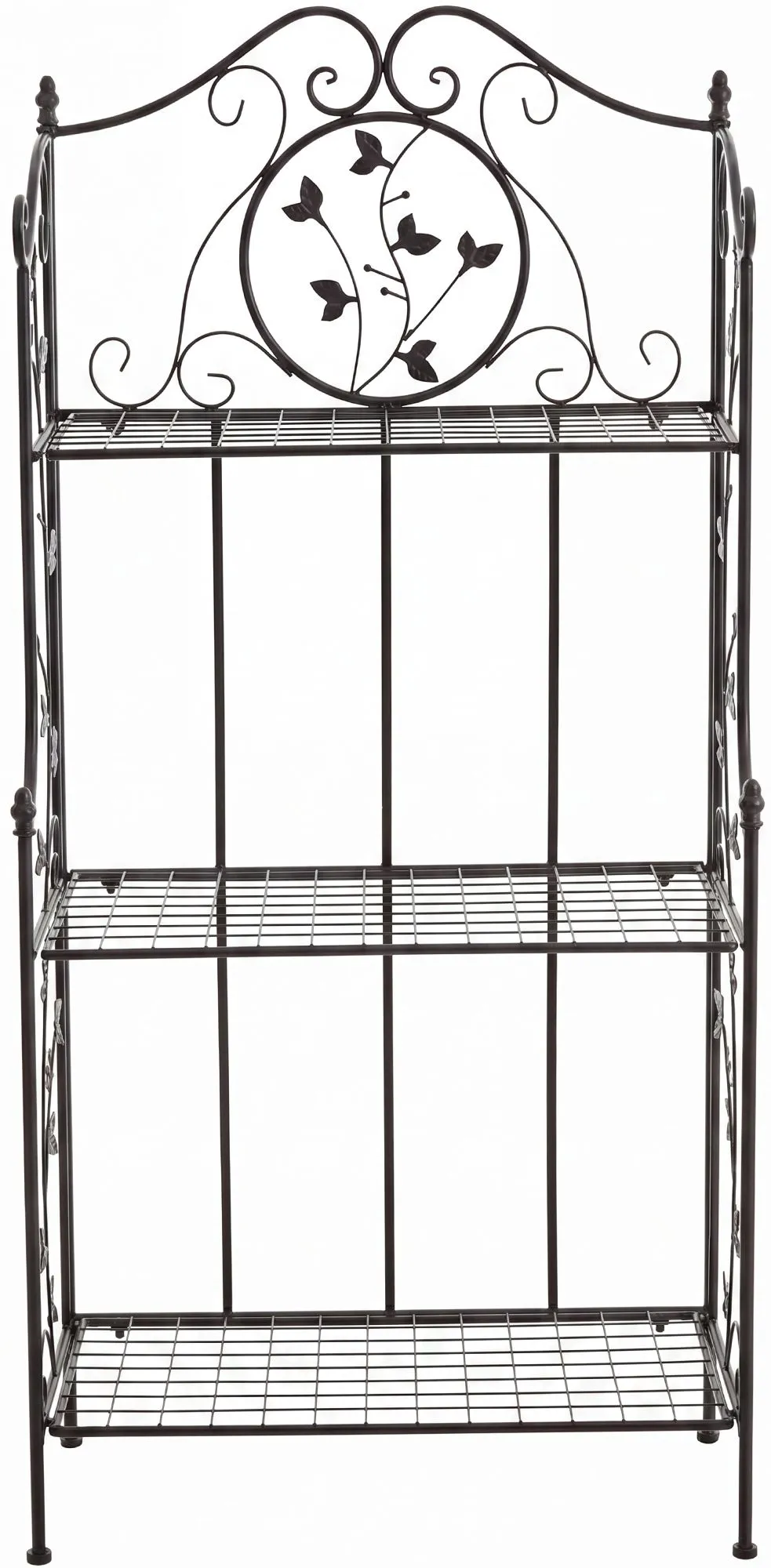 Standregal Reus 118x58x33 cm schwarz