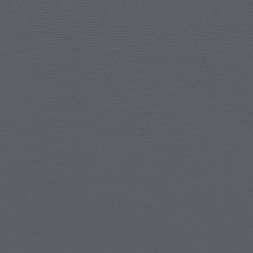 Gartenbank mit Kissen Schwarz Aluminium