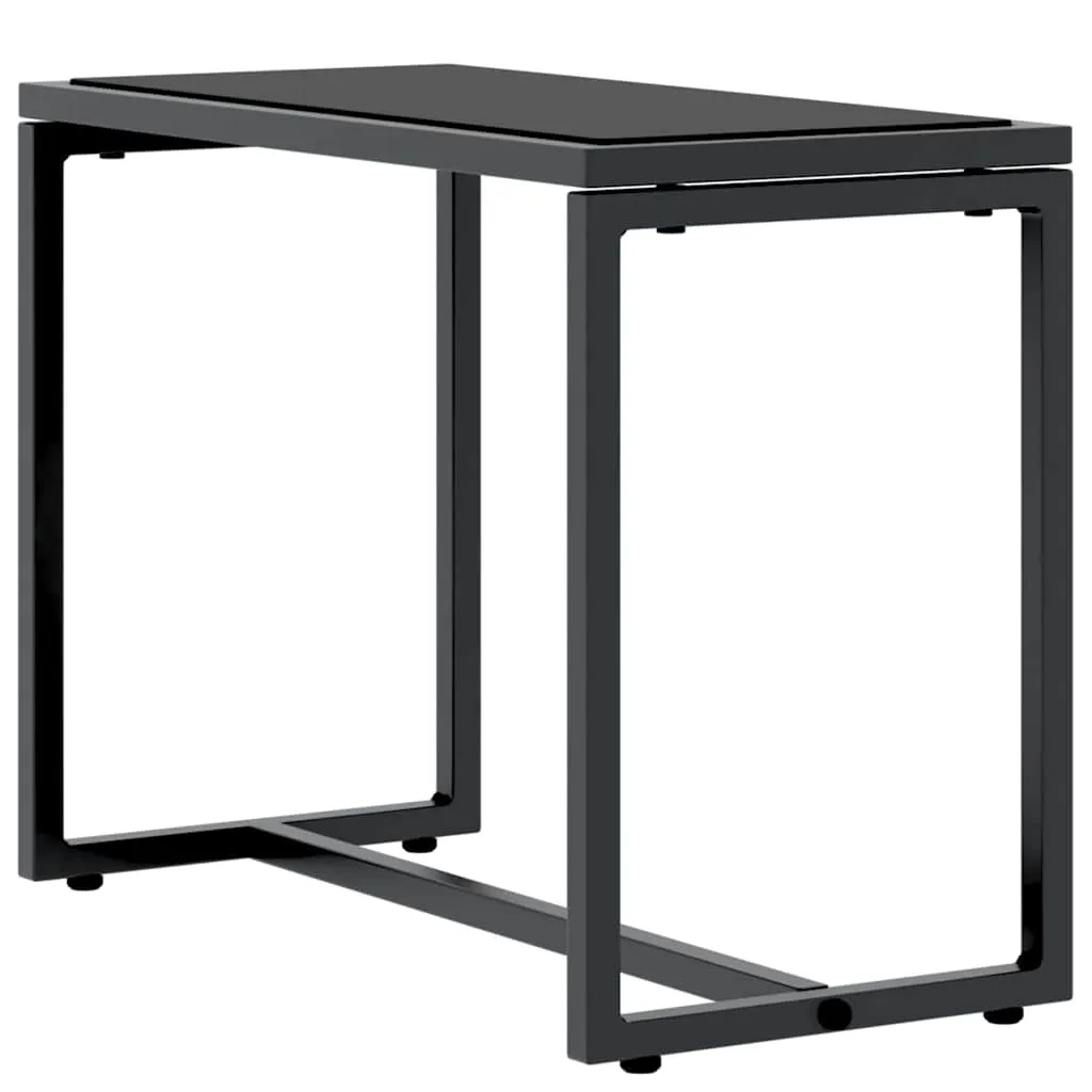 Sonnenliegenset Schwarz 197 x 54 x 86 cm mit verstellbaren Kopfstützen