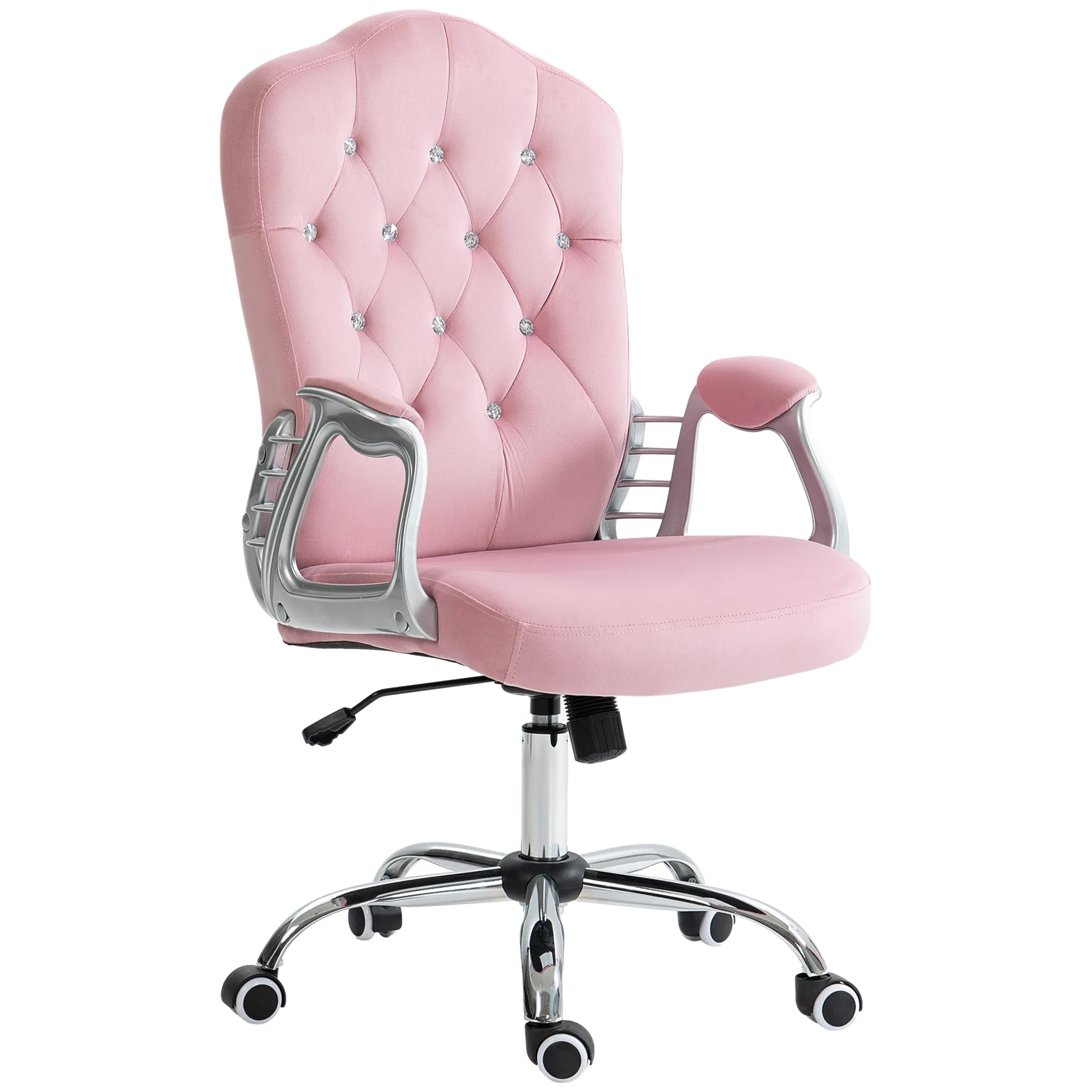 Ergonomischer Bürostuhl Rosa 61B x 61T x 104-114H cm