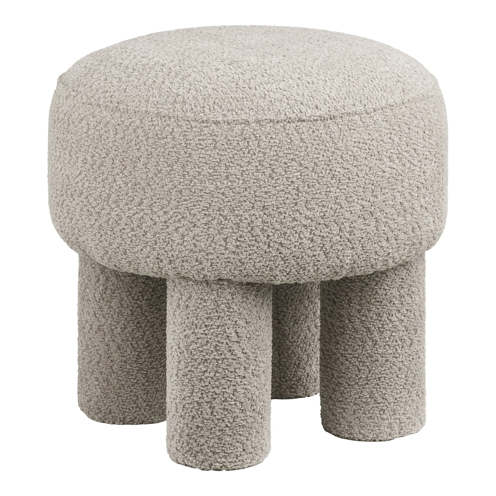 tinkaro Puffer Canberra ø43x43 cm Dunkelsand