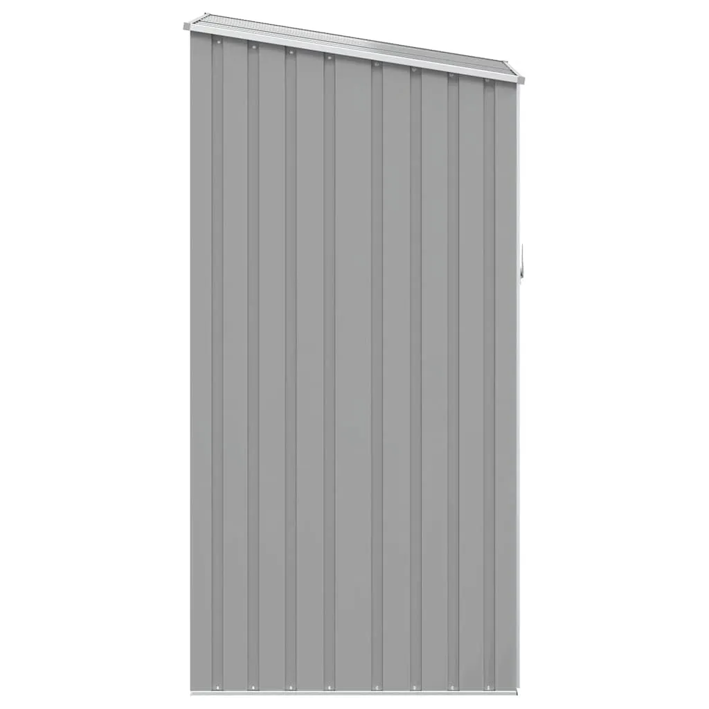 Gerätehaus Grau 87x98x159 cm Verzinkter Stahl