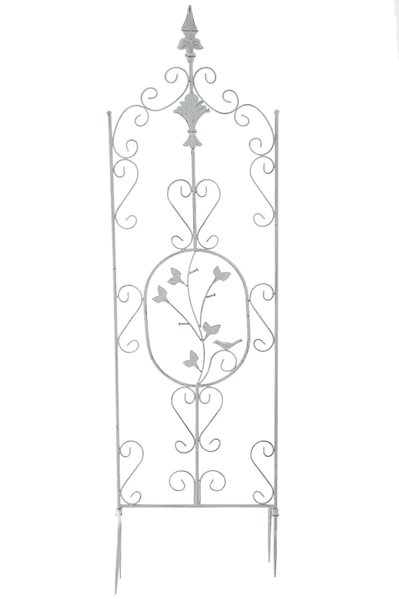 Rankgitter 122x35 cm antik weiß