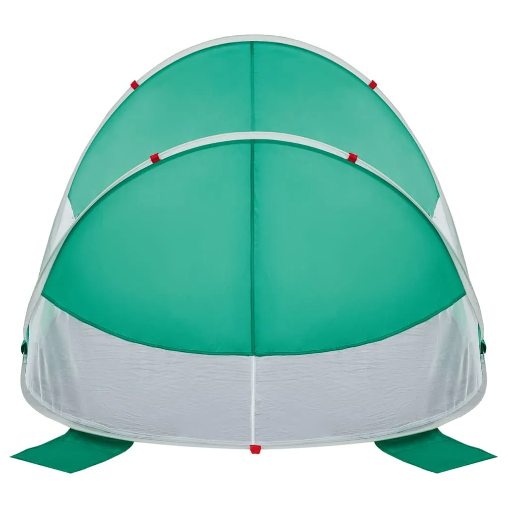 Strandzelt Meergrün 205 x 125 x 90 cm mit Pop-Up-System