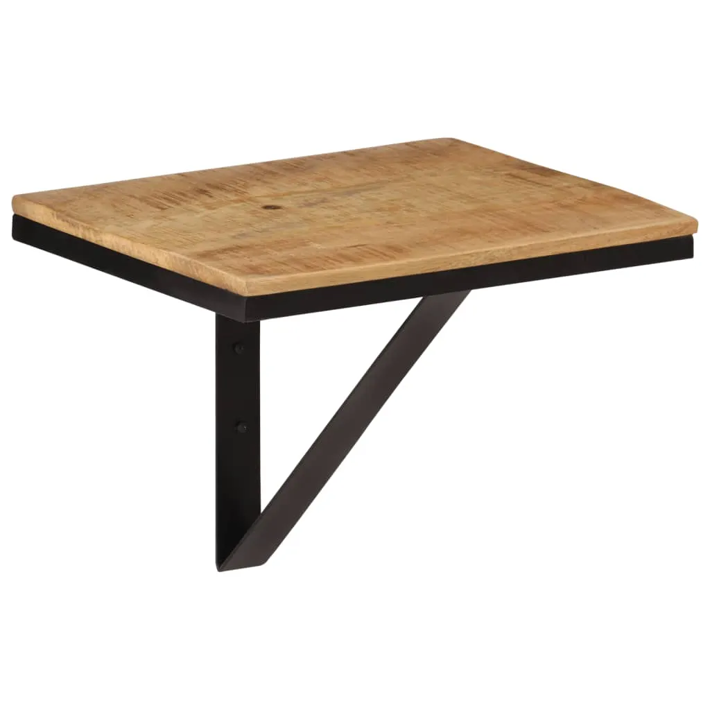 Stylisches Wandregal aus Vollholz 40 x 30 x 32 cm