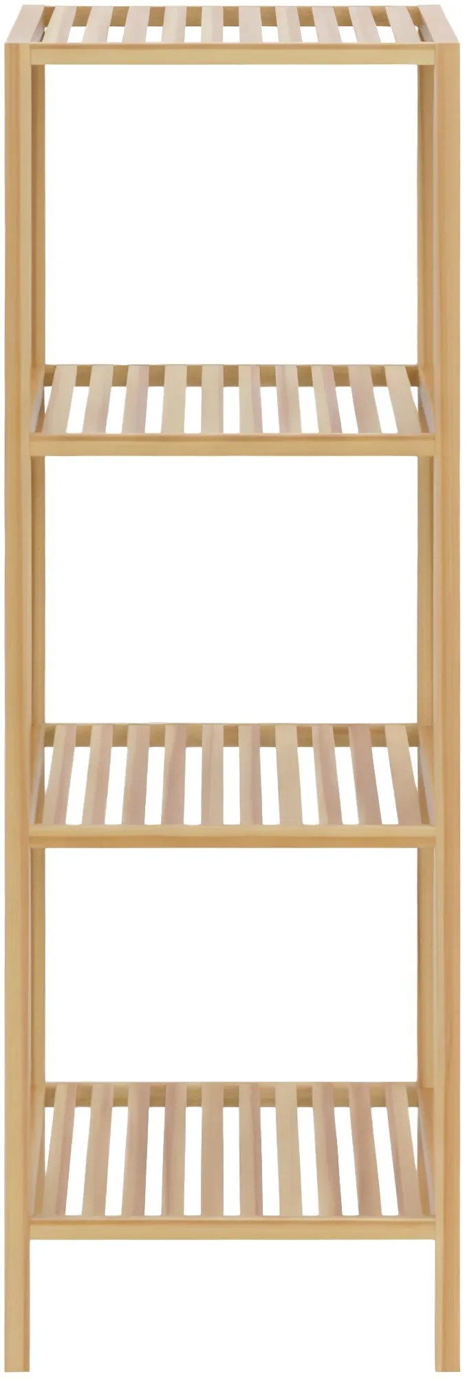 Badregal Zinnien 36x36x112 cm natura Massivholz