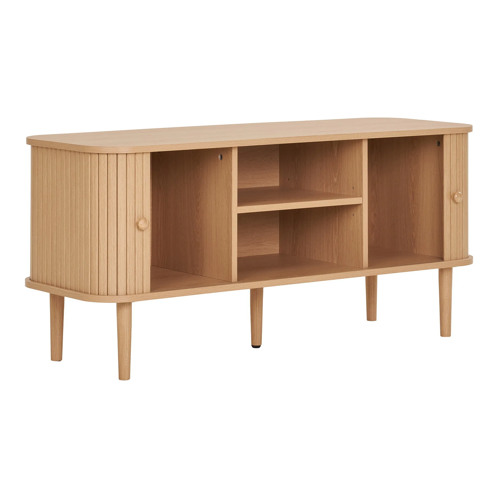 tinkaro Nikko TV-Board 2 Türen 113x40x52 cm Natur