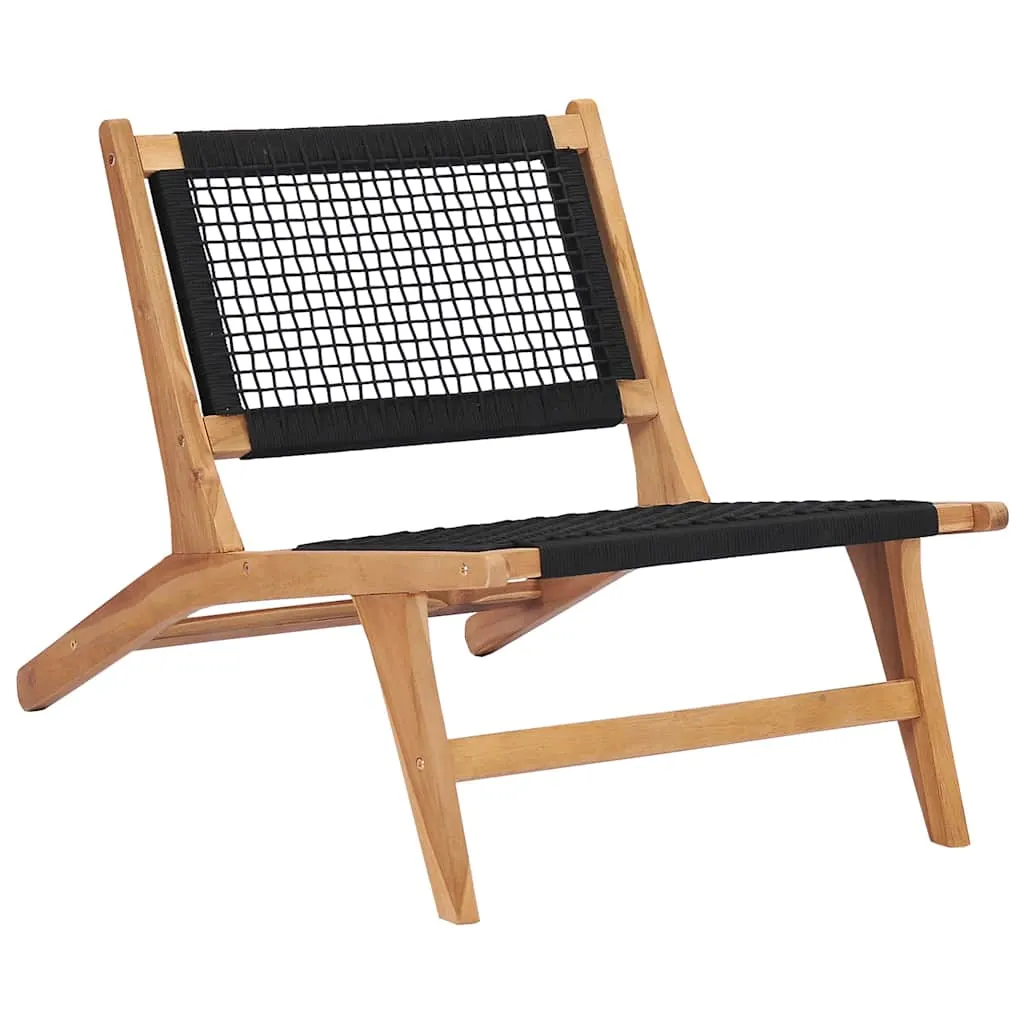 Bequeme Sonnenliege aus Naturholz 89,5 x 57 x 65 cm