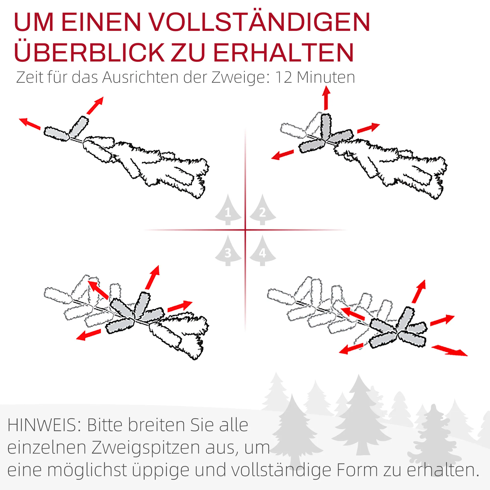 Weihnachtsbaum künstlich 183 cm, realistisch, Kunststoff, Grün