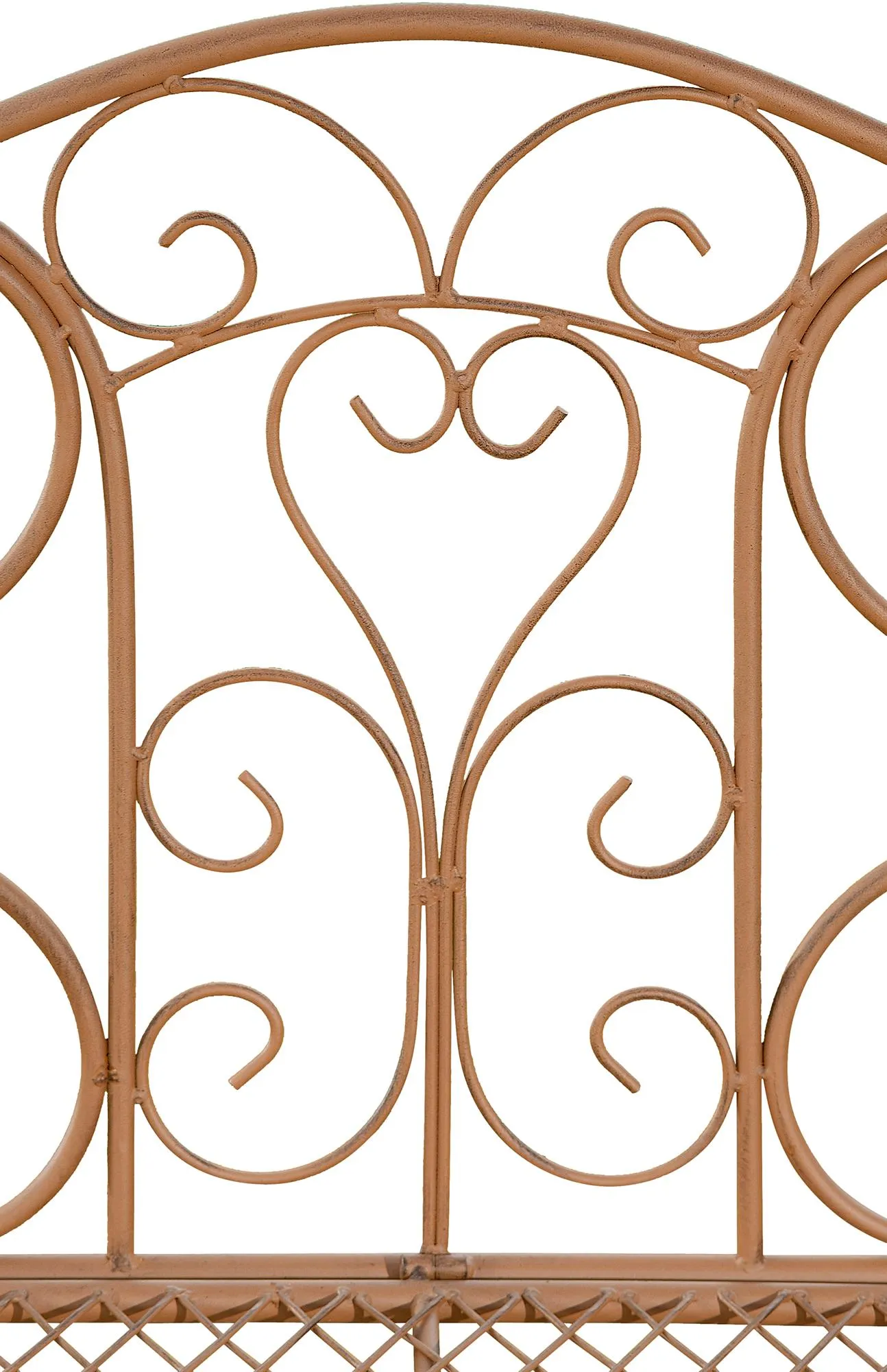 Gartenbank Tara 113x47x89 cm antik braun