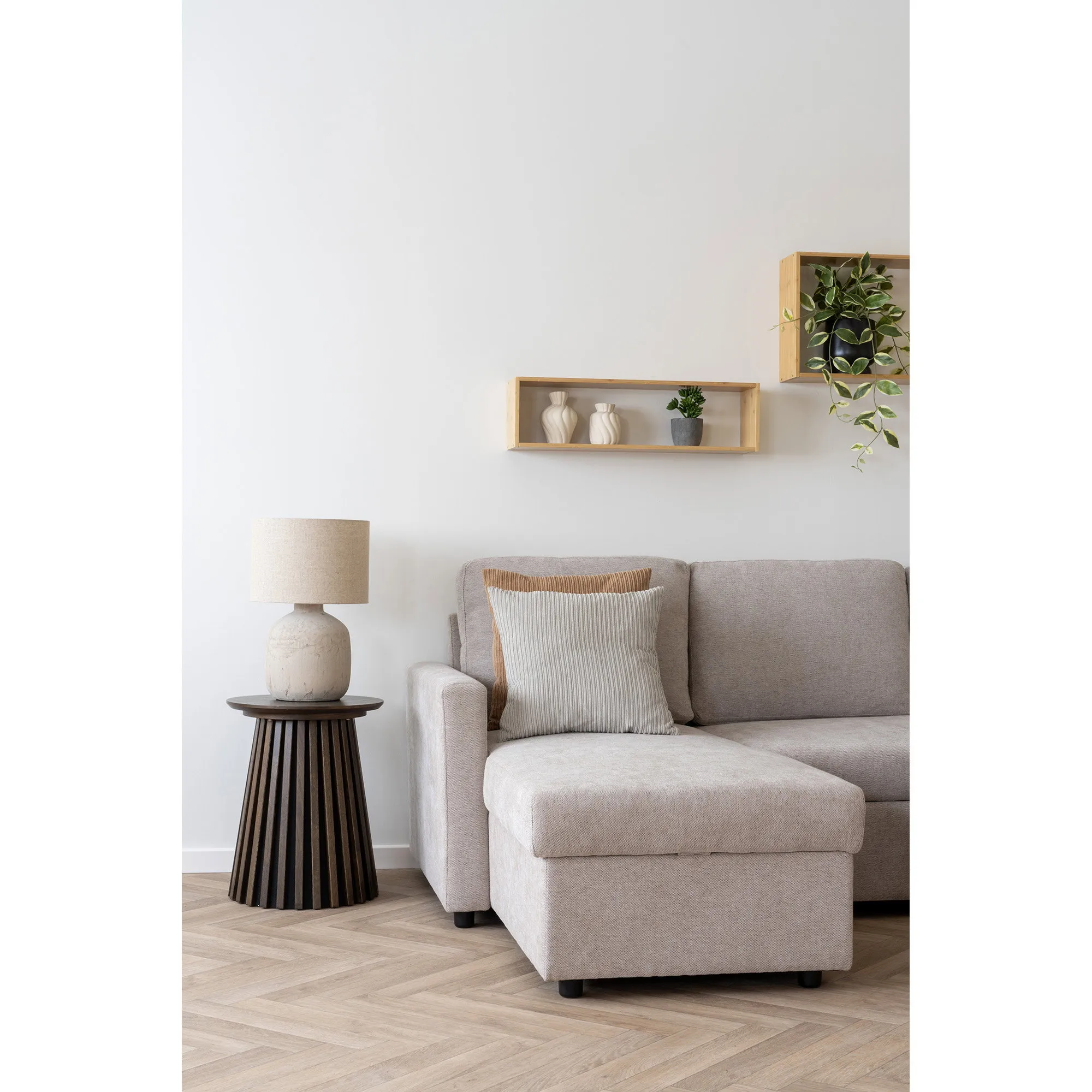 tinkaro Wandregal Ember Bambus 70 x 15 x 19,5 cm Natur