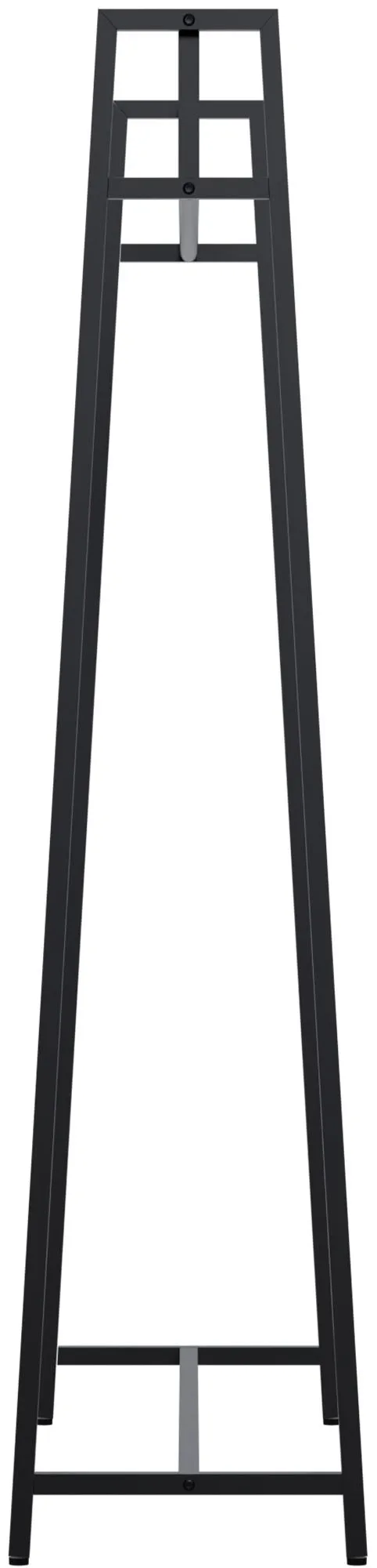 Kleiderständer Ingar 120x35x150 cm schwarz