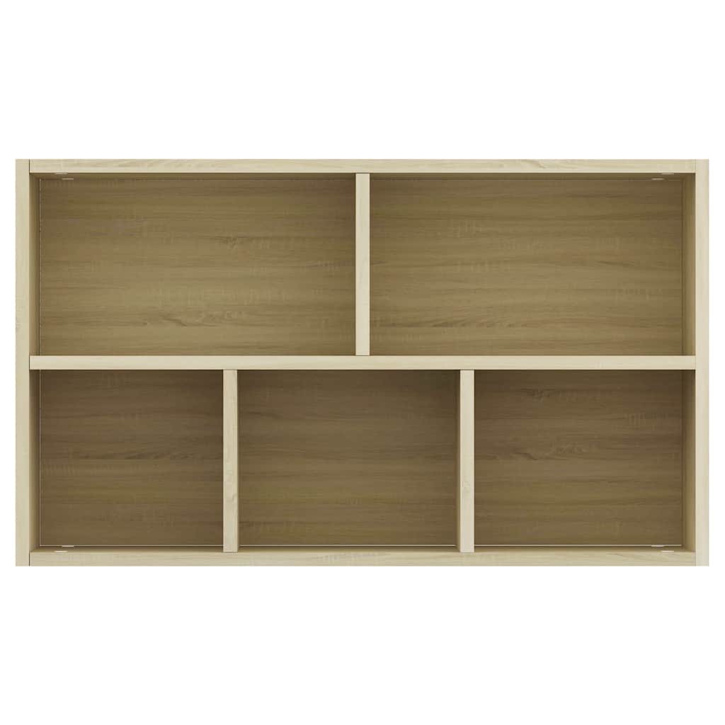 Bücherregal Sonoma-Eiche 50 x 25 x 80 cm aus Holzwerkstoff