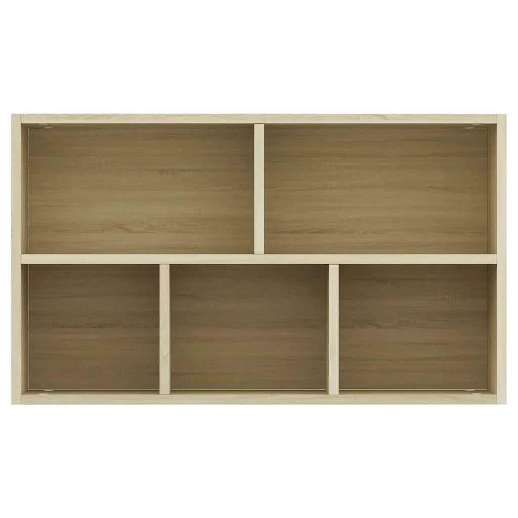 Bücherregal Sonoma-Eiche 50 x 25 x 80 cm aus Holzwerkstoff