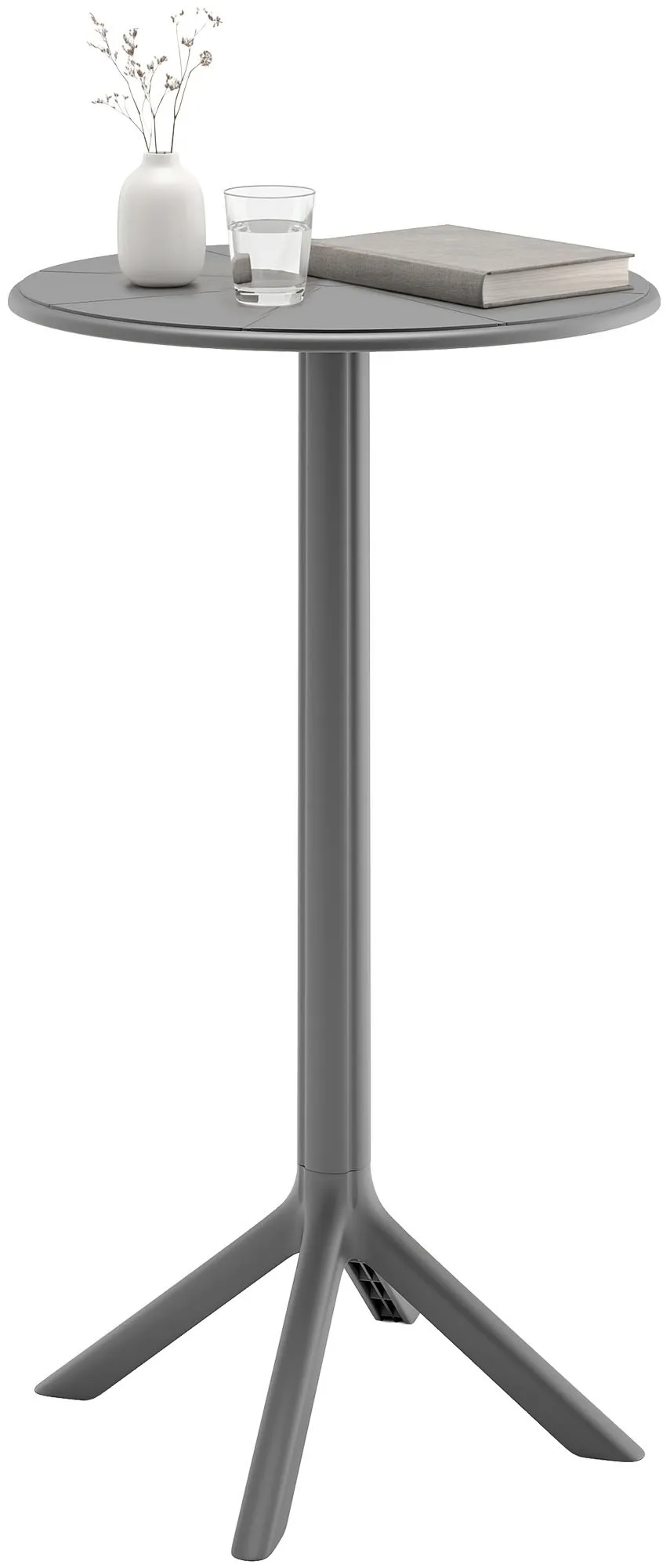 Stehtisch Tomas 60x107 cm dunkelgrau