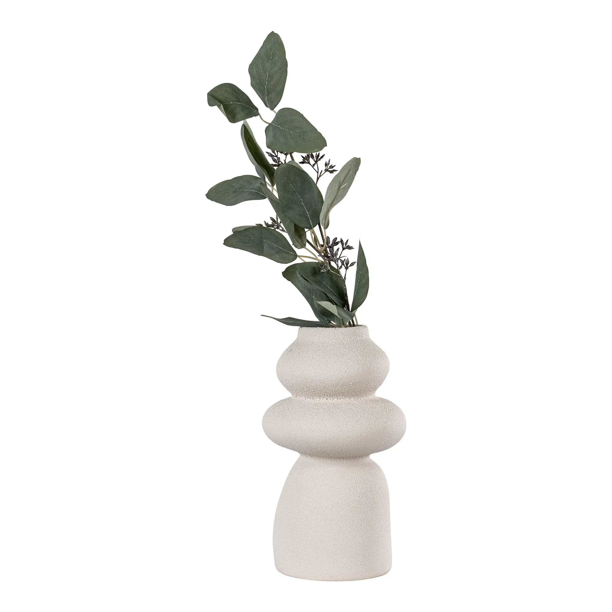 tinkaro Vase aus Keramik ø14,5x26,5 cm Beige