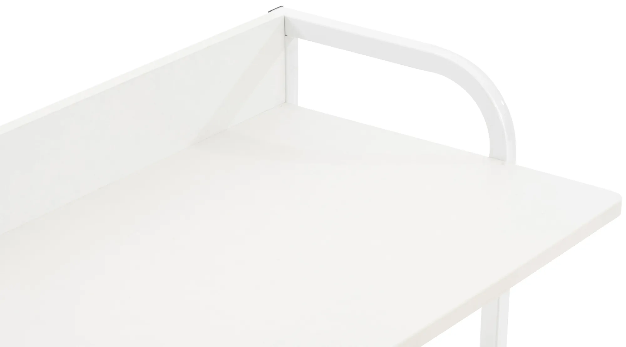 Schreibtisch Widnes 124x40x111 cm weiß/weiß