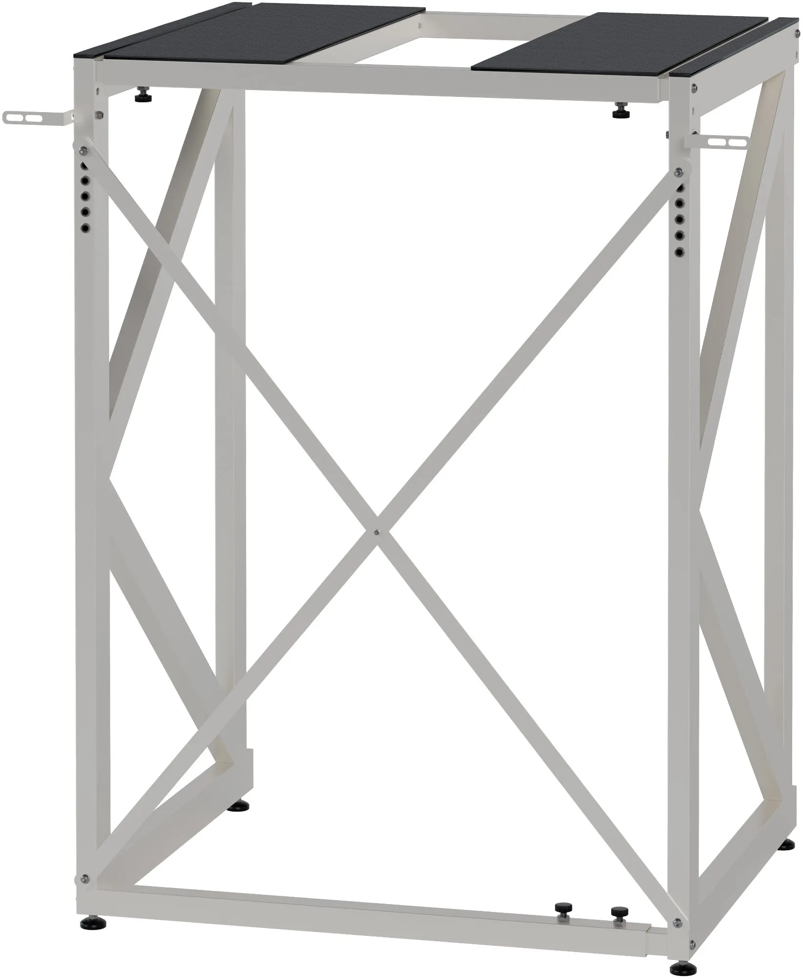 Waschmaschinenregal Caleb 72-84x101x60 cm weiß