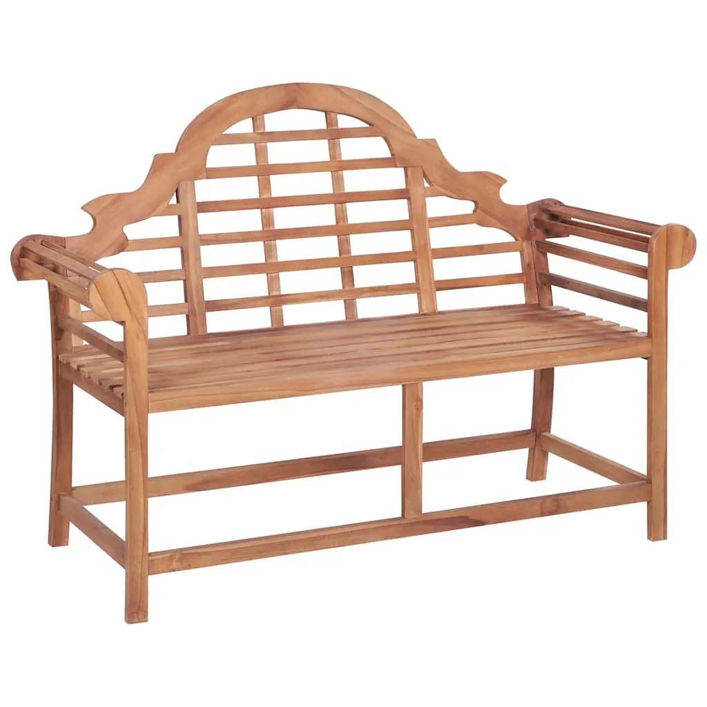 Gartenbank Marlboro aus Naturholz 127x58,5x92,5 cm in Naturfarbe