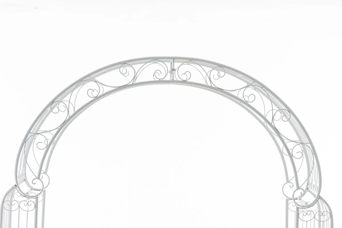 Rosenbogen Alessia 239,5x163x34 cm weiß