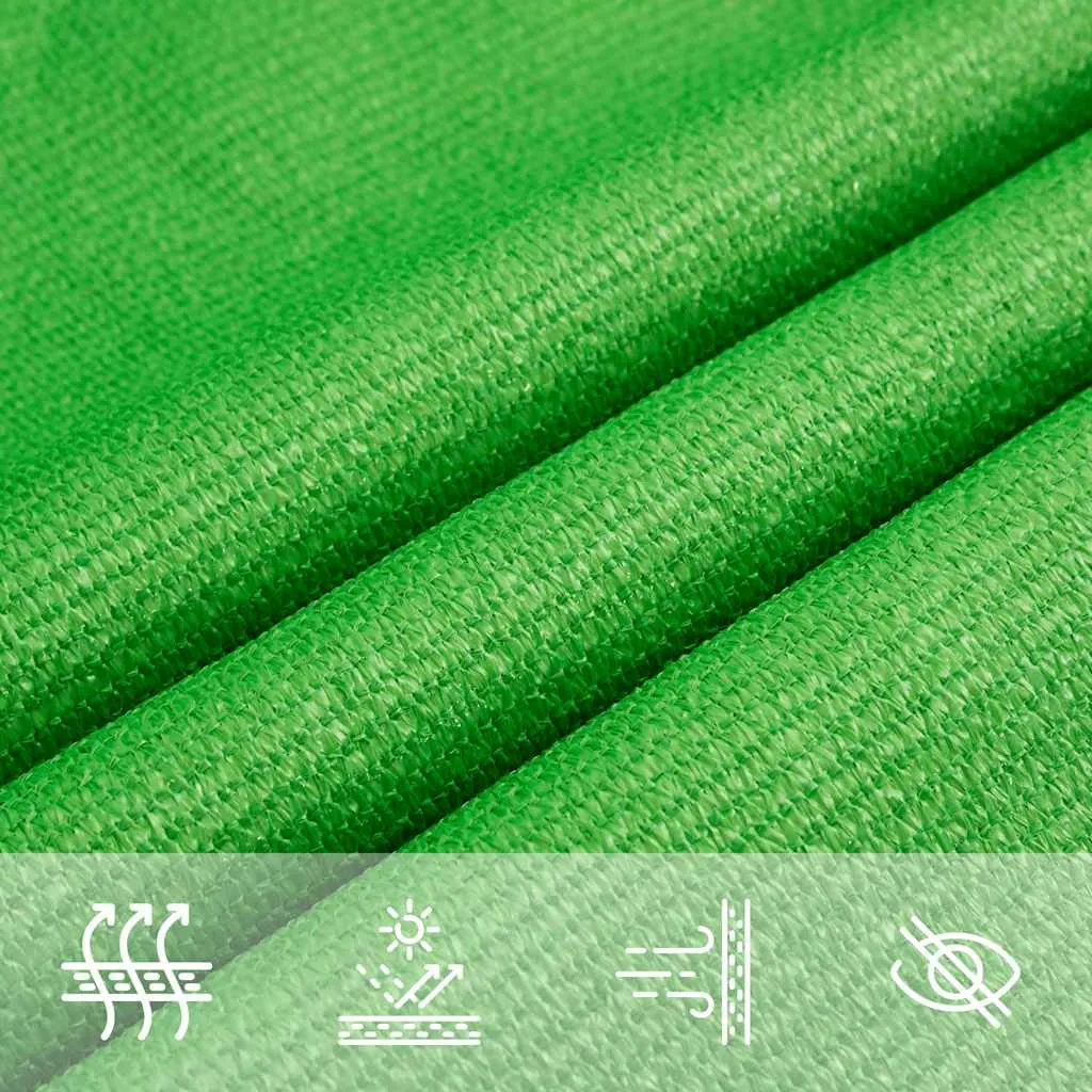 Sonnensegel Trapez 4/5 x 4 m Hellgrün aus HDPE