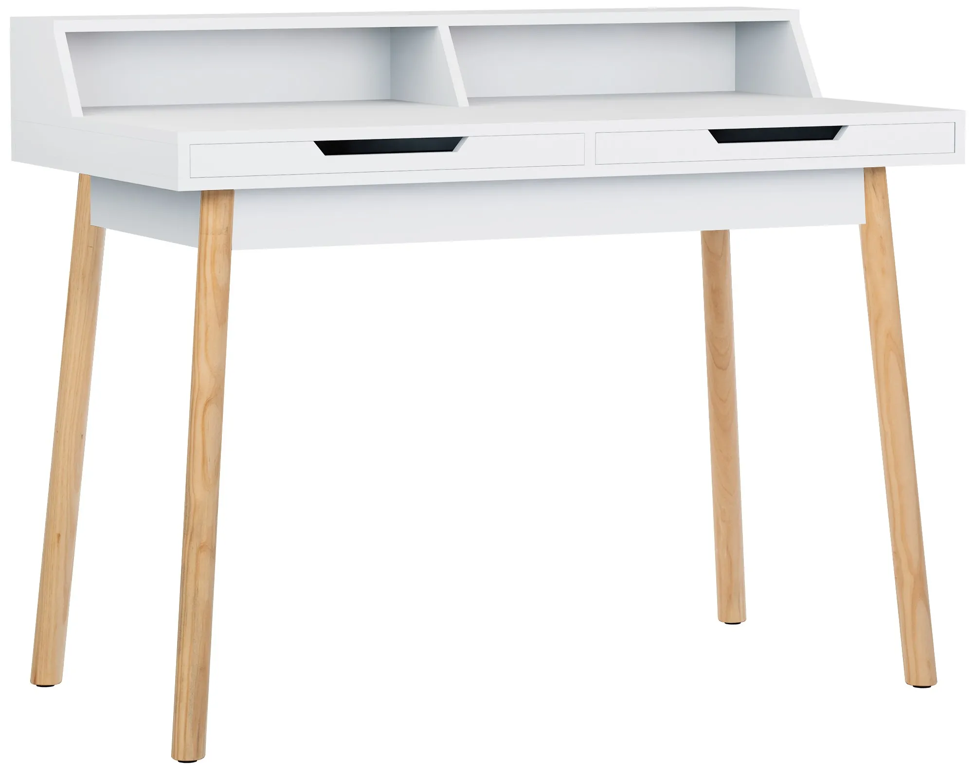 Schreibtisch Eaton 110/140x60x85 cm weiß
