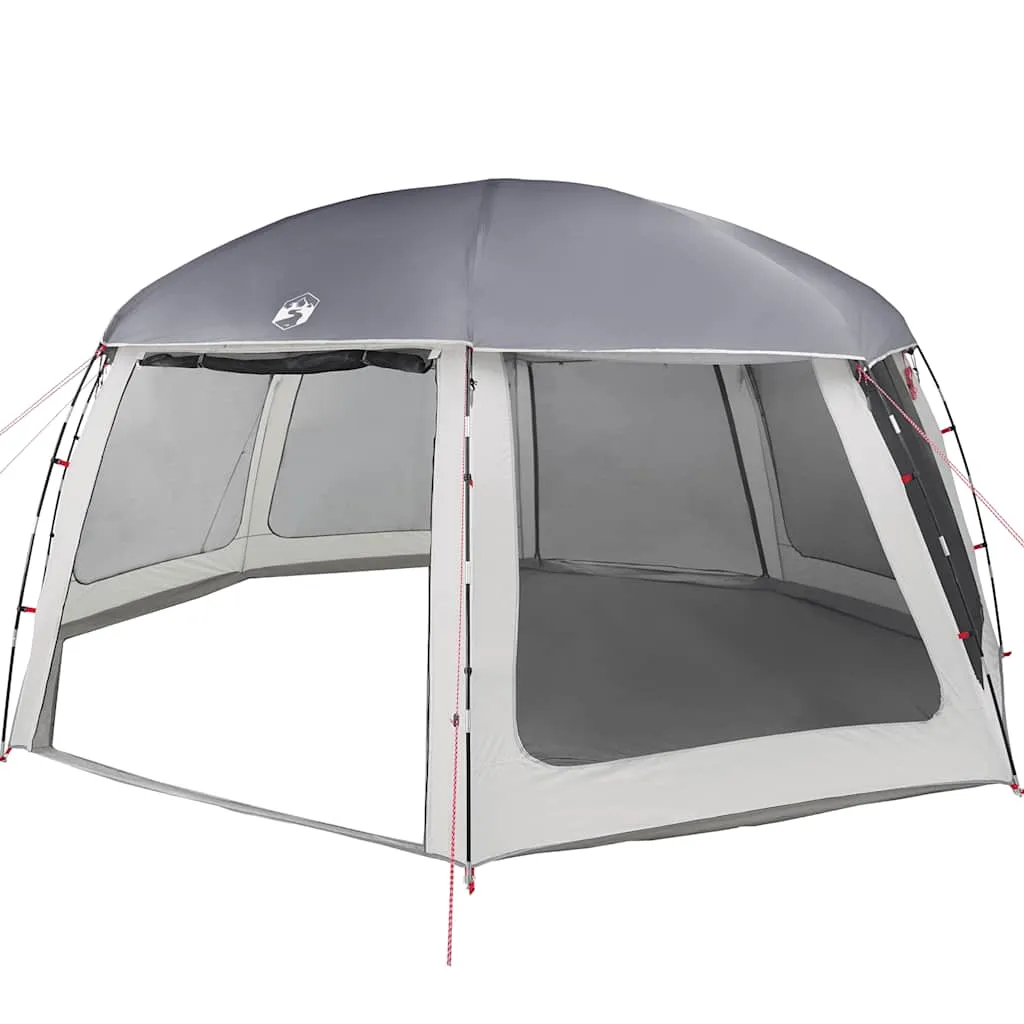 Poolzelt Grau 612 x 612 x 285 cm - Wasserdicht und Tragbar