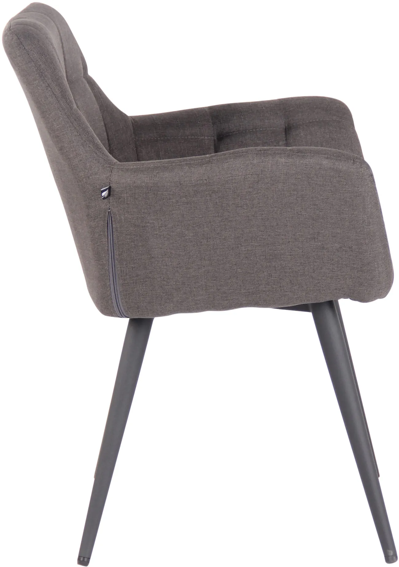 Esszimmerstuhl Lyss 82x63x60 cm dunkelgrau