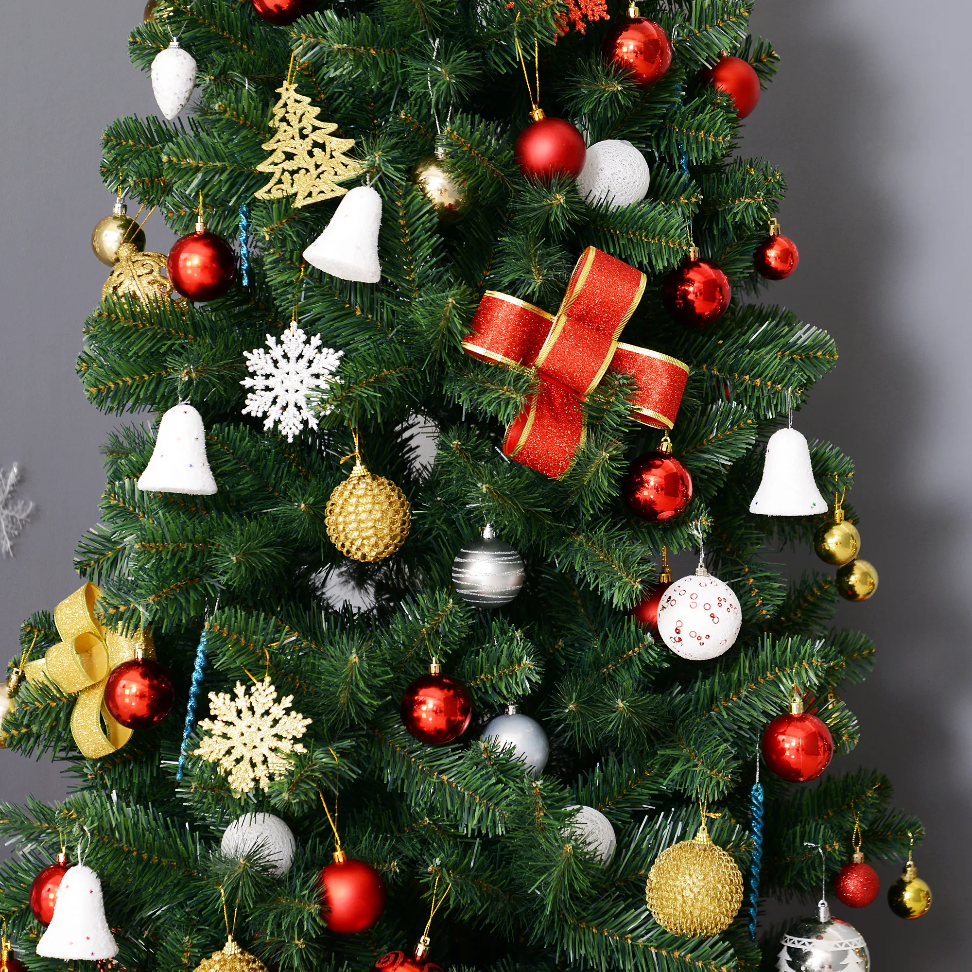 Künstlicher Weihnachtsbaum Kunsttanne 2,1 m Kunststoff Grün