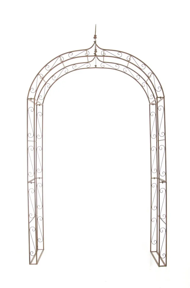 Rosenbogen Lenz 264x147x37 cm antik braun