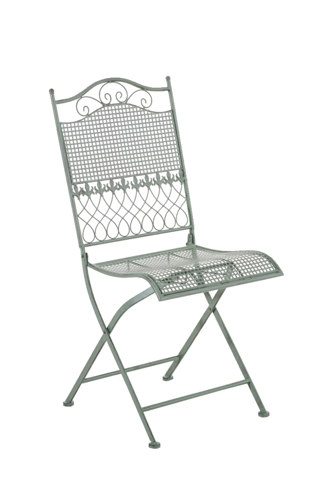 Gartenstühle Kiran 2er Set 91x41x50 cm antik-grün