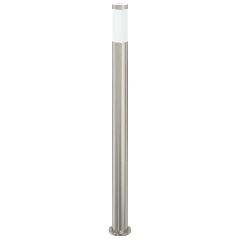 Pollerleuchte Edelstahl 11 x 110 cm Silber