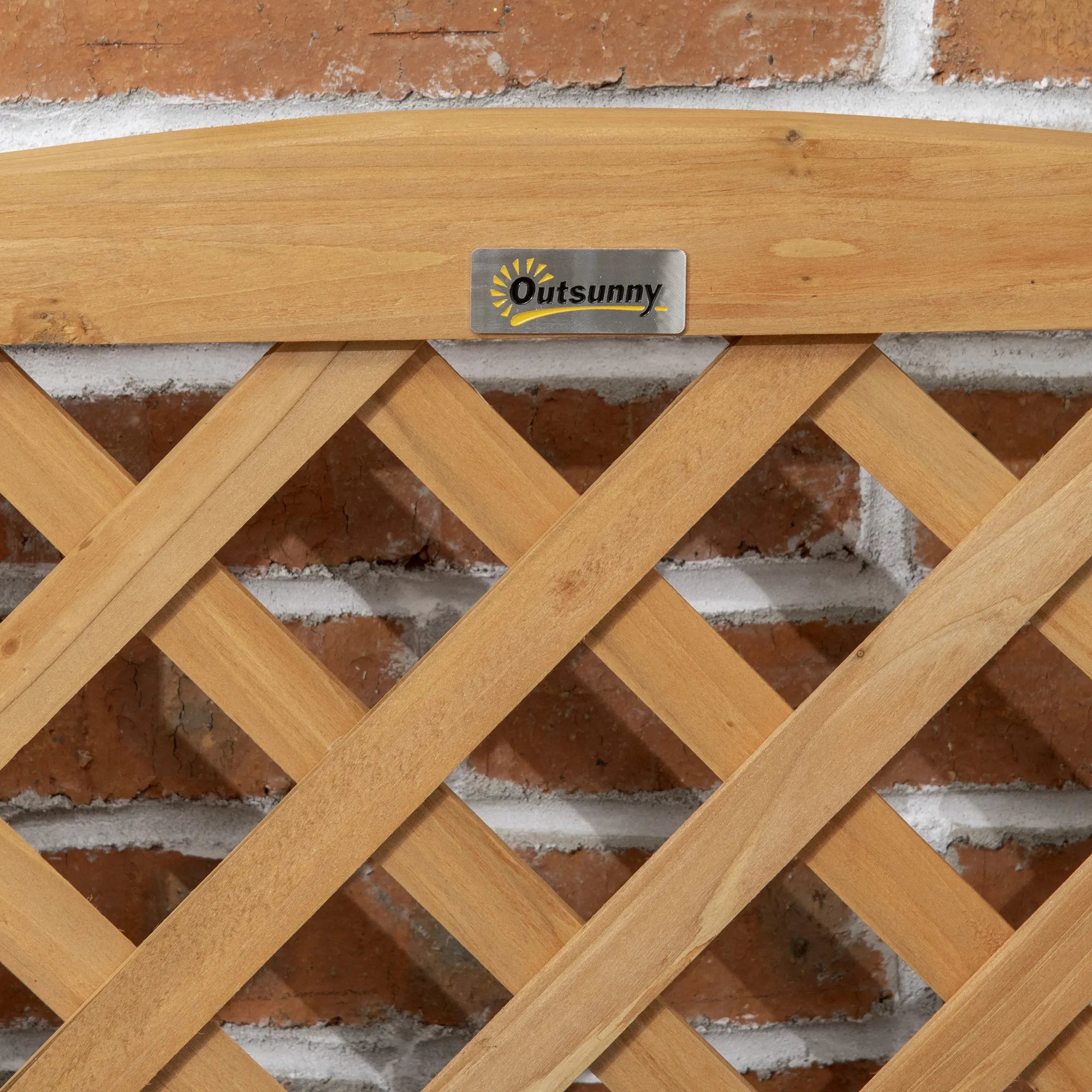 Hochbeet aus lasiertem Massivholz, 45L x 45B x 80H cm, Braun
