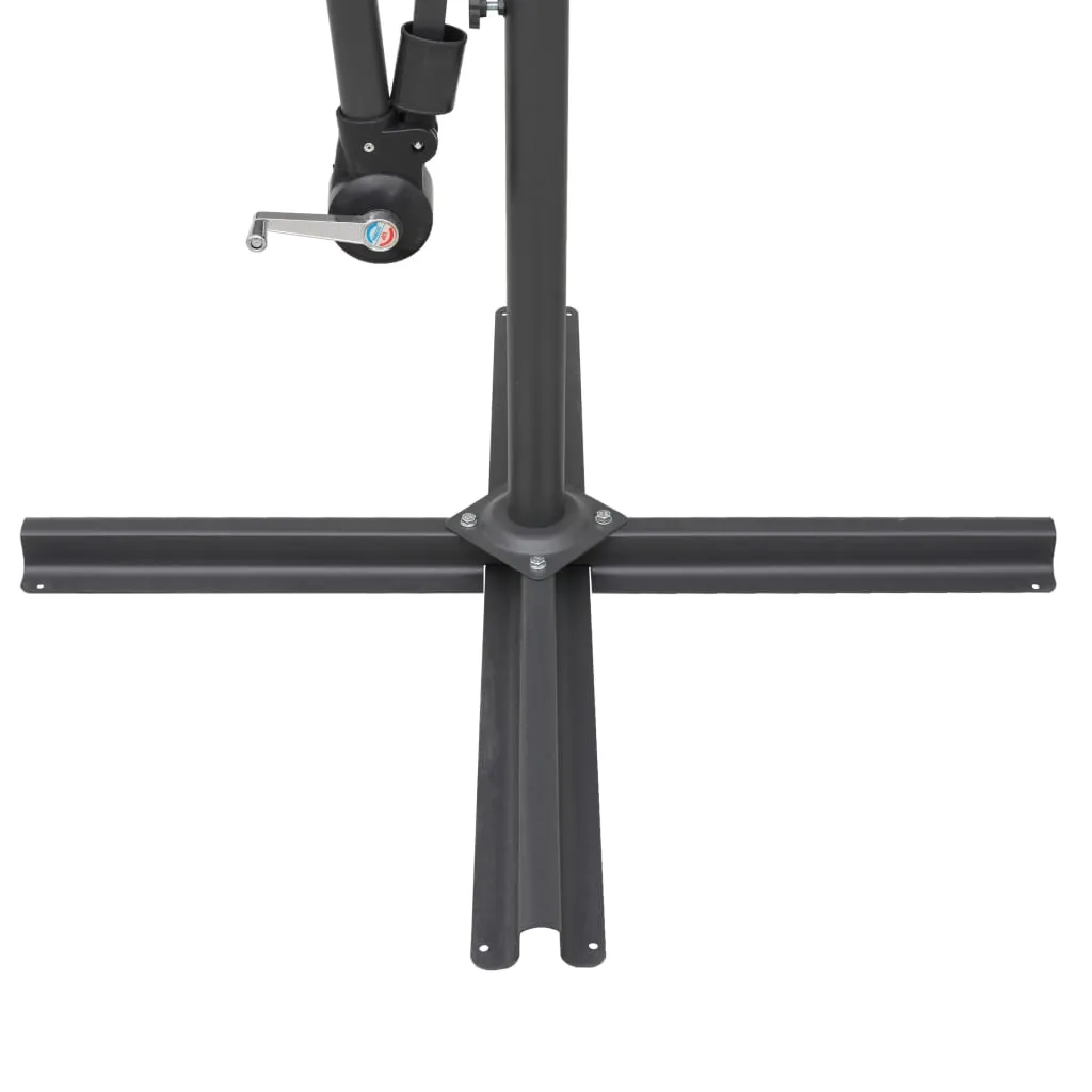 Ampelschirm Grün 3 x 2,58 m mit Aluminiummast und 16 Rippen