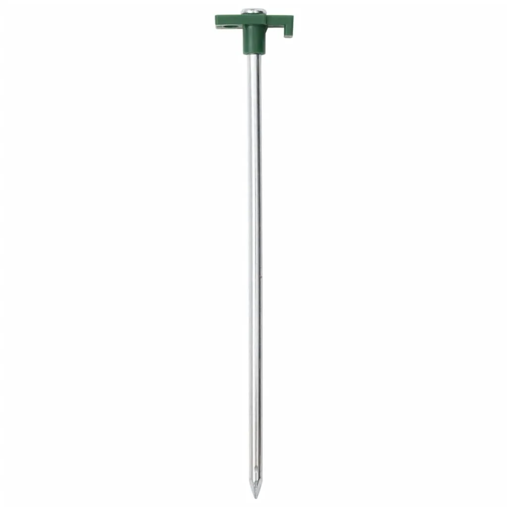 Zeltheringe 12 Stk. 25 cm 7 mm Verzinkter Stahl und PP