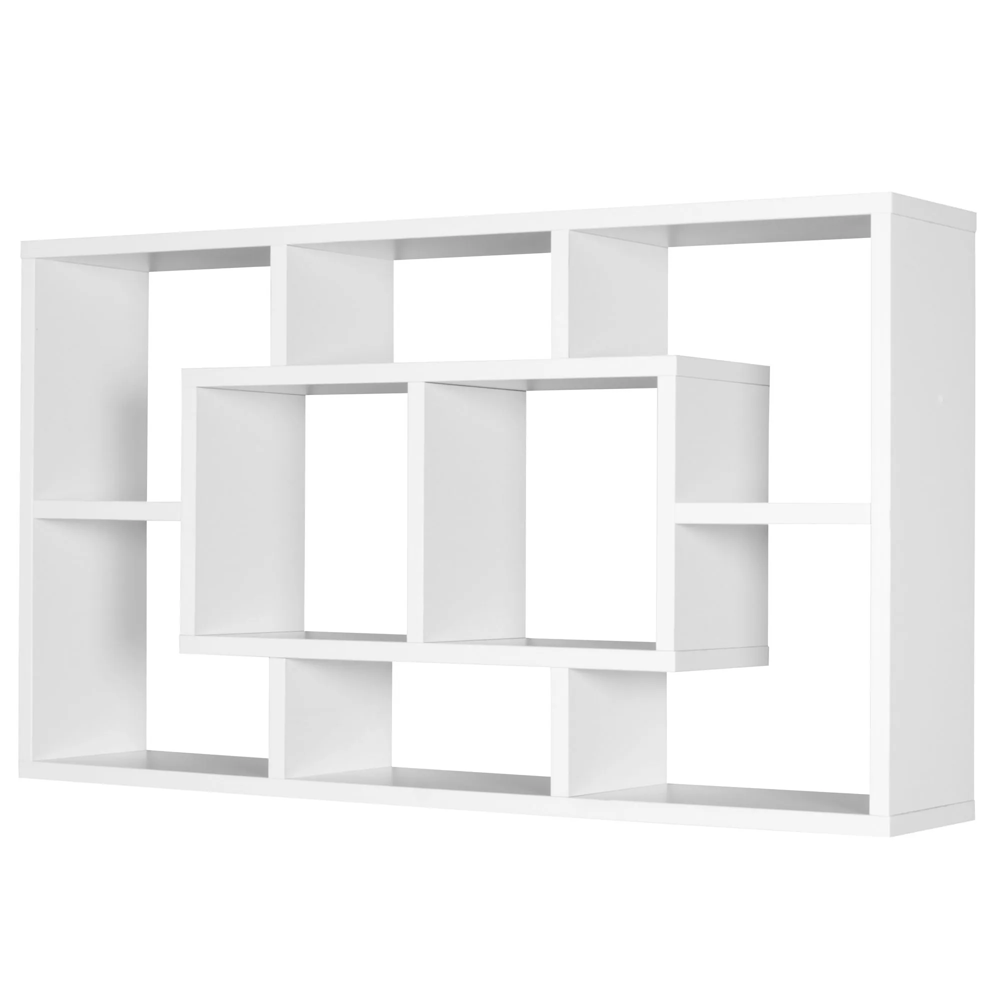 tinkaro Wandregal eckig PIETRO Holz Holzregal Weiß