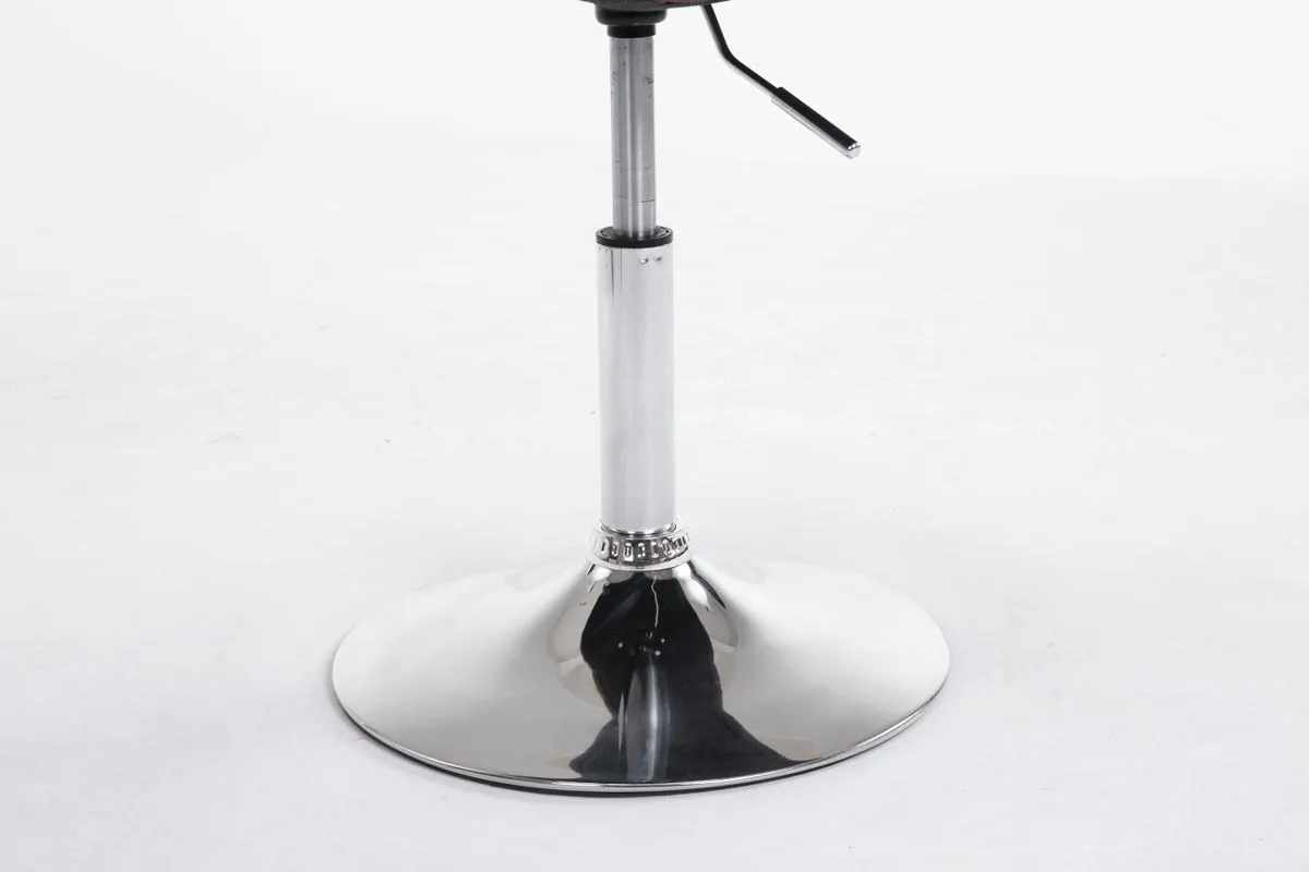 Esszimmerstuhl Peking V2 Stoff 90-104x43x59 cm dunkelgrau